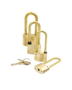 Sushi WJ0003 Electric Meter Box Lock Pure Copper Padlock Universal Key Gas Station Tank Lock Explosion-Proof Lock Full Copper Lock Rust-Proof 35mm Long Shackle Universal Key 10%