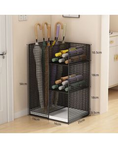 TXRMDX Umbrella Stand Storage Bucket for Commercial Use in Hotel Lobbies, Large Capacity for Home, Classroom Entrances, and Entryways