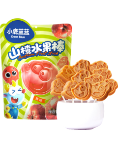 Deer Baby Hawthorn Sticks - Children's Snack Candy, Fresh Fruit Dried Hawthorn Sticks, 106g