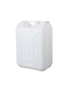 Danci Zhiyuan Kitchen White Water Storage Bucket, Thickened Square Wine Barrel Plastic Bucket Flat Oil Barrel, 25L