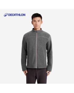 Decathlon Men's Fleece Hiking Jacket QUECHUA MH120 Grey 2559151 L
