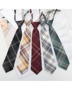 Plaid tie