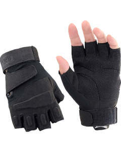 Move Iron Sports Half-Finger Gloves - Tactical Military Fingerless Gloves for Men, Anti-Slip & Durable Outdoor Cycling and Fitness Gloves for Spring and Summer Use