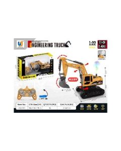 RC Engineering Vehicle 2.4G 11 Channels 22 Lights