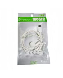 type-C flat earphones for Xiaomi Huawei P30 P40 wired in-ear calls