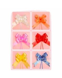 Decorative ribbon flower 4cm