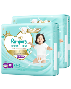 Pampers [Cooling Champion] First Class Baby Pants Diapers - Ultra-Thin & Breathable XXL 50+6