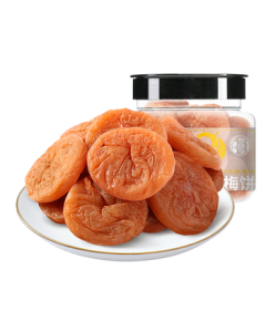 Huawiheng Japanese-style Plum Cake 160g/Can Preserved Plum Snack, Pitted Sour Dried Fruit Meat, Leisure Snack
