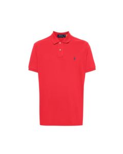 Polo Ralph Lauren Men's Pony Logo Business Casual Short-Sleeve Polo Shirt 710 680784 347 Scarlet Red S