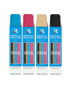 LP Muscle Tape Sports Bandage, Pre-Cut Kinesiology Tape for Athletes, Knee and Ankle Support, Therapeutic Athletic Tape