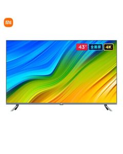Xiaomi Full-Screen TV 43-inch PRO E43S 4K Ultra HD with 8K Decoding, 2+32GB, Educational TV, Metal Body, Smart Internet Flat Panel TV L43M5-ES