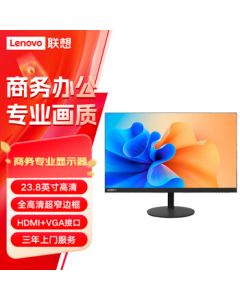 Lenovo 23.8-inch Full HD 1.1mm Ultra-Slim Bezel Wide Viewing Angle Low Blue Light Home & Business LED Monitor MT524