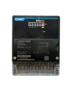 Chint DTS634 Three-Phase Electronic Energy Meter DTS634 220 380V 0.015-0.075(6)A Class B Counter Kunlun
