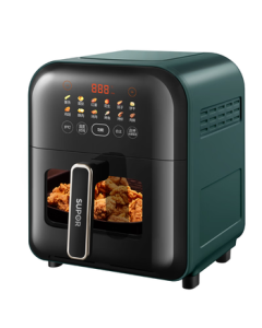 SUPOR Air Fryer, 5L Large Capacity for Home Use, Steam Tender Fry, Transparent Viewing Window, Far Infrared Penetration Heating, Deep Basket Design