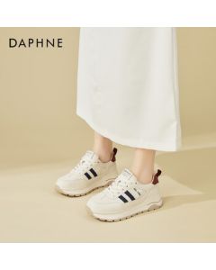 DAPHNE Women's Flat German Training Shoes Fashion Soft Sole Comfortable Sneakers Lightweight Versatile Small-Looking Casual Shoes Milan Color 39