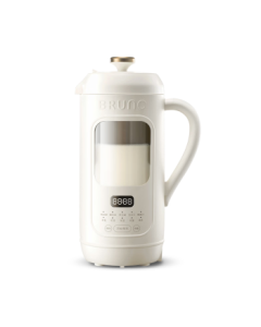 BRUNO 5th Generation Soymilk Maker Blender with Visual Window - Compact, Automatic, No-Cook, No-Filter, Juicer, Health Pot, Breakfast Maker, White [Annual Best-Seller] 99% Positive Rating