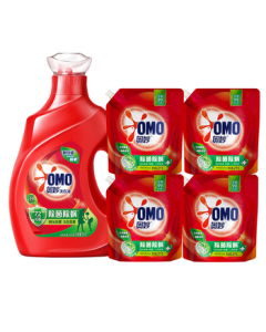 OMO Enzyme Laundry Detergent 20kg (2kg+2kg*4) with 72-Hour Long-lasting Antibacterial & Anti-mite Protection