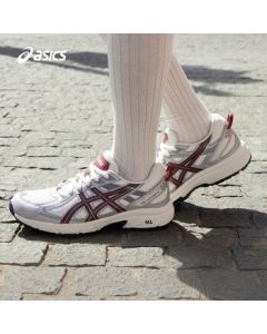 ASICS Women's Cushioned and Durable Running Shoes GEL-VENTURE 6 White/Silver Size 38