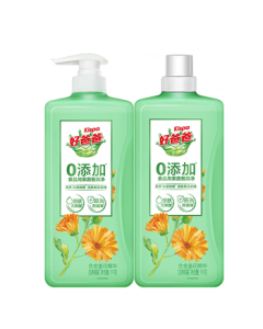 Good Dad Dishwashing Liquid 4lb with Calendula Extract, Gentle on Hands, Food-Grade, No Additives, Cleansing & Antibacterial for Fruits, Vegetables & Tableware