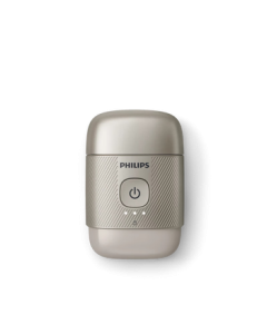 PHILIPS Electric Shaver, Pebble Portable Shaver, 0.0 Micron Precision Shaving with Golden Ratio, Model S893/05
