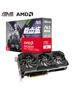 ASUS ATS RX7650GRE O8G AMD RADEON RX7650GRE ATS Great White Shark Gaming Graphics Card