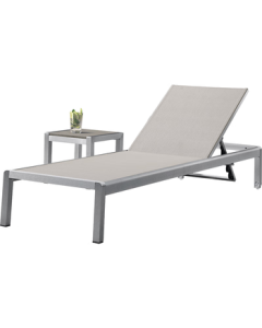 Purple Leaf Outdoor Lounge Chair, Balcony Woven Rattan Chaise, Garden Patio Waterproof Sunproof Beach Chair, Poolside Recliner