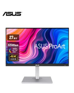 ASUS Pro Art 27-inch Computer Monitor, Professional Display, 4K IPS HDR, 65W Fast Charging, Type-C Port, Adjustable Stand with Speakers, PA279CV Creator 27 4K