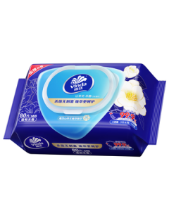 Vinda Disinfecting Wipes 【Essential for National Day/Travel】80 Sheets*Single Pack Camellia Extract Large Pack Wet Wipes