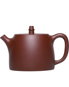 Bainian Liyong Yixing Zisha Teapot, Pure Handmade Original Purple Clay Small Handuo Teapot, Kungfu Tea Set, 290ml