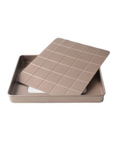 Changbao Kitchenware Carbon Steel Snowflake Crisp Biscuit Mold, Snowflake Crisp Baking Pan with Removable Base (Sold in Sets of 2)