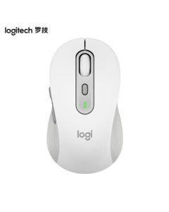 Logitech M750 Universal Wireless Bluetooth Mouse Symmetrical Design with Logi Bolt USB Receiver Universal Version White