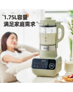 Bear Low Noise Blender, Multi-Function Soy Milk Maker, Hot Sterilization Cleaning, Multi-Dimensional Noise Reduction, Smart Delay Start 52dB PBJ-D12V1 1.75L
