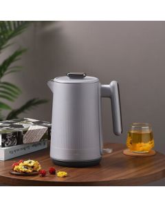DAEWOO Electric Kettle 1.5L Large Capacity Double-Layer Anti-Scald Household Water Boiler DYSH-H1815