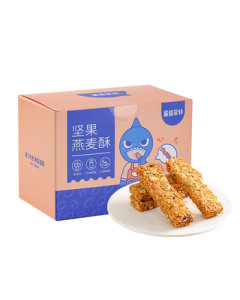 Shark Fit Protein Bar Energy Bar Nut Oat Bar Whole Grain Biscuit Office Snack Individually Wrapped 200g*2