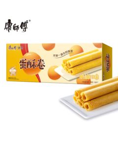 Master Kong Egg Roll Cream Flavor 108g Biscuit Egg Roll Pastry Snack Breakfast Afternoon Tea
