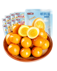 Yanjinpuze Mixed Flavor Quail Eggs, Approximately 400g (About 60 Pieces), Salt-Baked and Spiced Snack, Selenium-Rich Marinated Eggs Gift Pack