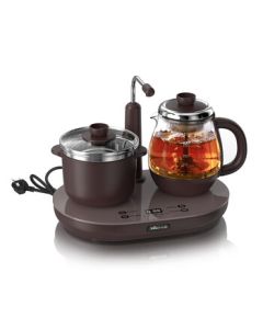 Bear Tea Maker, Tea Kettle, Herbal Tea Pot, Health Pot, Bamboo Tea Tray, Purple Clay Teacup, Purple Clay Tea Divider ZCQ-A08S5 [ZMD Safety Series]