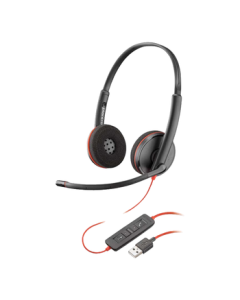 Plantronics (PLANTRONICS) Poly 3220 USB-C/A Integrated Dual-Interface Call Center Customer Service Office Headset, Telemarketing Headphones, Conference Headset with Noise-Canceling Microphone