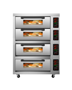 XilaSheng Commercial Electric Oven Pizza Oven Large Baking Oven Cake Bread Oven Pizza Baking Oven Four-Layer Eight-Tray Computer Model XLS-K48S