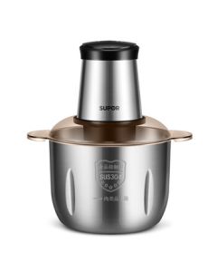 SUPOR Meat Grinder JRD06 3L Large Capacity, Upgraded Anti-Clog Design, Stainless Steel Body, 500W High Power, 3D S-Shaped Four-Blade, ZMD Safety Series