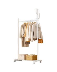 Yicai Nianhua Floor Clothes Rack, Multi-functional Bedroom Dormitory Hanging Rack, Balcony Drying Stand, Indoor Clothes Drying Pole 2210