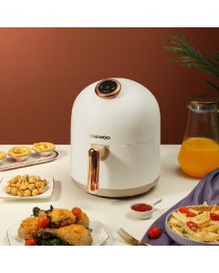 Daewoo (DAEWOO) Home Air Fryer Non-Oil Electric Fryer Large Capacity Multi-Function Air Fryer DYKZ-045 Air Fryer White 3.5L