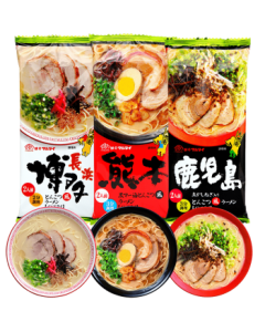 Marutai Ramen Japanese Noodles Hakata Kumamoto Kagoshima Tonkotsu Soup Noodles Japanese Dried Noodles 3-Pack JD Plus Member Store
