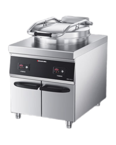 DEMASHI Commercial Electric Pancake Maker Large Double-Sided Heating Automatic Electric Extra-Large Pancake Grill Pancake Machine Canteen Pan-Fried Bun Pot YCD54-G (220V Cabinet Style)