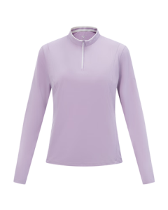 MIZUNO RHYTHM Series Women's Sun Protection Casual Long-Sleeve T-Shirt 73/Embossed Purple 2XL