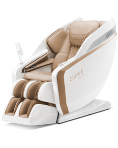 OGAWA Massage Chair - Top 10 Brand Home Use 4D Space Capsule Zero Gravity Full Body Automatic Massage for Shoulder, Neck, Waist & Back - Ideal Birthday Gift for Elderly - X9 Pro Moonlight Apricot