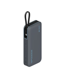 CUKTECH Power Bank with Built-in Cable 20000mAh 55W Fast Charging Portable Charger for Apple 17 Xiaomi Laptop CP25 [3C Certified Flight Approved]