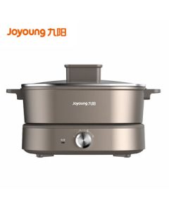 Joyoung Home Multi-Purpose Pot 6L Large Capacity Dual-Style Hot Pot with Grill Plate, 2000W Instant Boil Detachable Electric Hot Pot HG60-G955