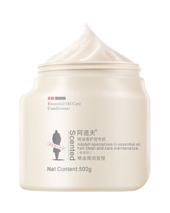 Adolph Essential Oil Nourishing Hair Mask 500g, No-Steam Treatment, Repairing Damaged Hair Conditioner with Deep Nourishment