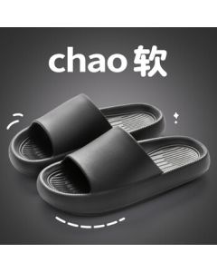 IQGD Men's and Women's Sandals for Outdoor Wear, Anti-Slip Bathroom Shower Indoor Home Slippers E3002 Starry Night Black 42-43